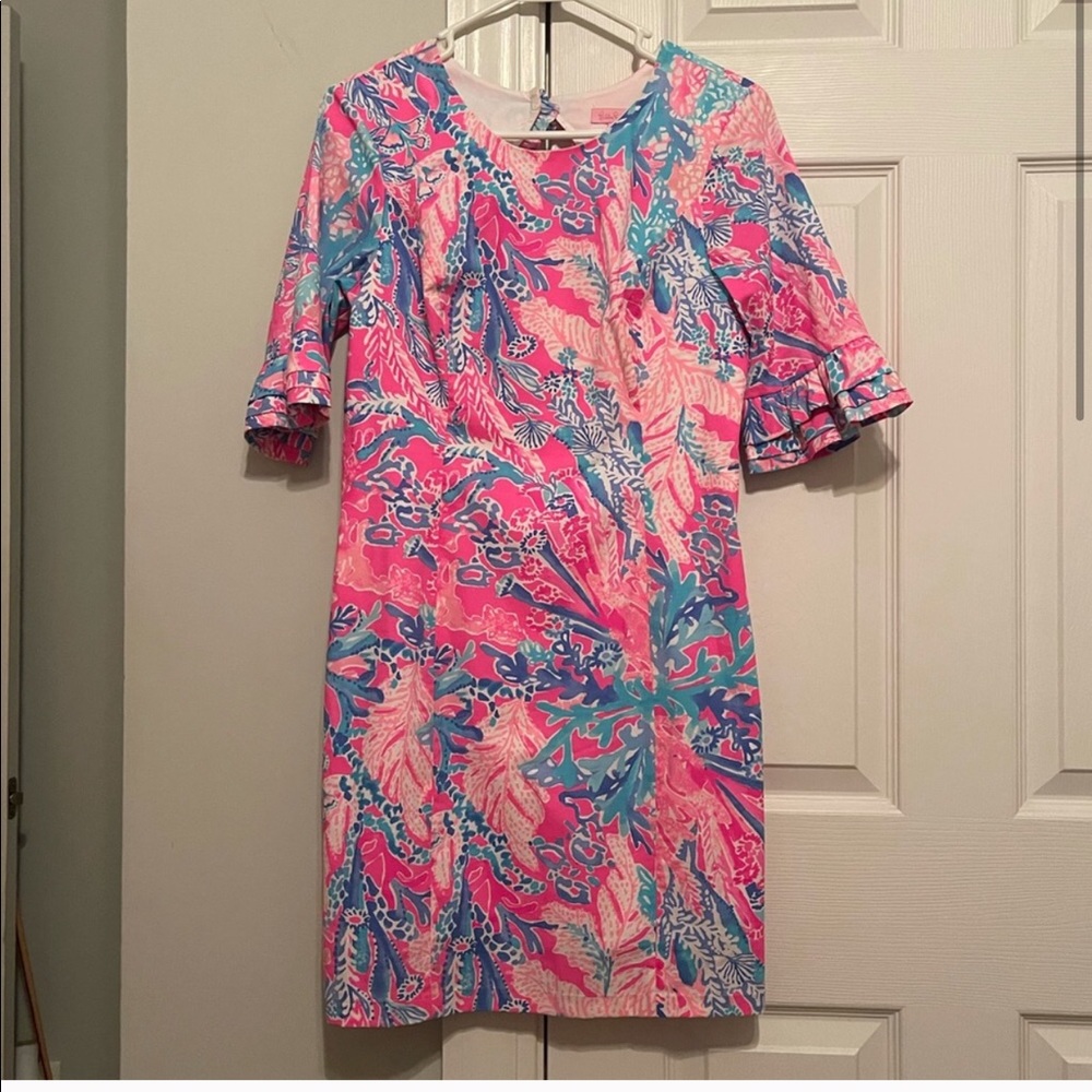 Lilly Pulitzer fiesta stretch dress, size 2